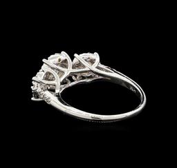 14KT White Gold 1.05 ctw Diamond Ring