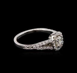 0.96 ctw Diamond Ring - 14KT White Gold