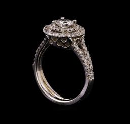 14KT White Gold 1.15 ctw Diamond Ring