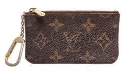 Louis Vuitton Brown Monogram Canvas Pochette Cles Wallet