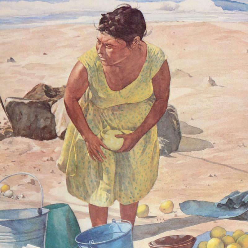 Mexican Fruit Vendor by Nelson, William