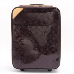 Louis Vuitton Amarante Monogram Vernis Leather Pegase Rolling Luggage