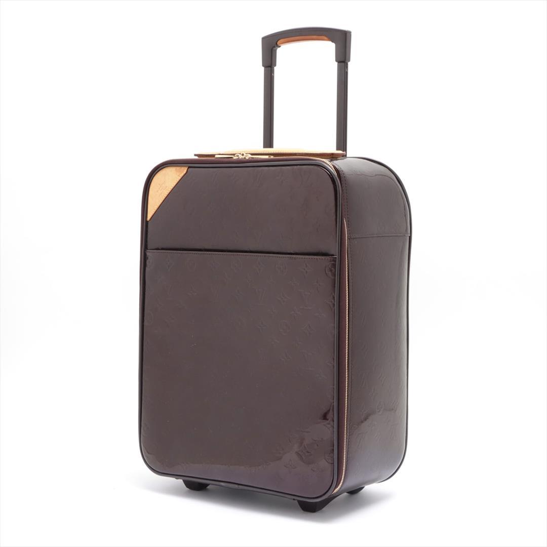 Louis Vuitton Amarante Monogram Vernis Leather Pegase Rolling Luggage