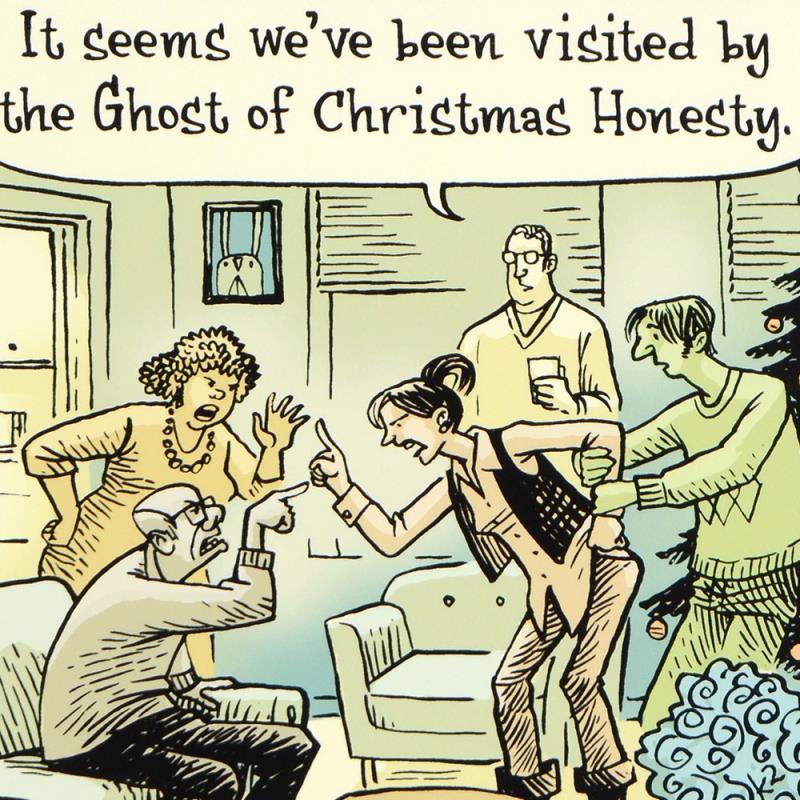 Christmas Honesty by Bizarro