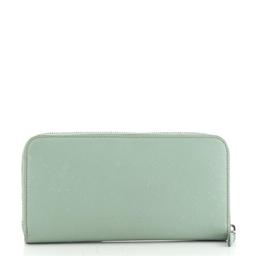 Prada Bow Zip Around Wallet Saffiano Leather Long