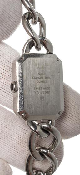 Chanel Silver Stainless Steel Chain & Dial Watch