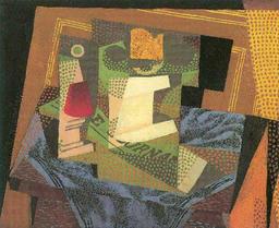 Juan Gris - Fruit Bowl On A Table Cloth