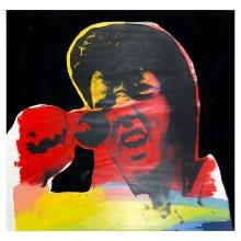 Elvis by Steve Kaufman (1960-2010)