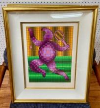 Tennis Player by Victor Vasarely