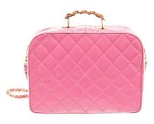 Chanel Pink Quilted Patent Leather 2-Way Bag