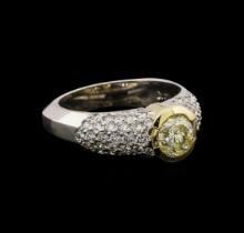 14KT Two-Tone Gold 1.58 ctw Diamond Ring