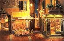 Evening in Verona by Viktor Shvaiko on canvas