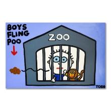 Boys Fling Poo by Goldman Original