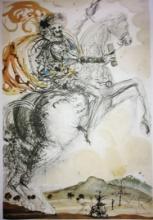 Don Quixote El Cid by Dali, Salvador