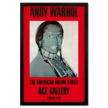The American Indian Series (Red) by Warhol (1928-1987)