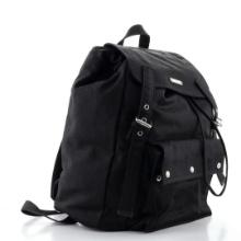 Saint Laurent Black Canvas Noe Large Backpack