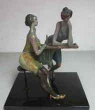 Tarkay "LADIES AT THE BAR" Sculpture