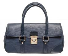 Louis Vuitton Navy Epi Leather Segur PM Bag