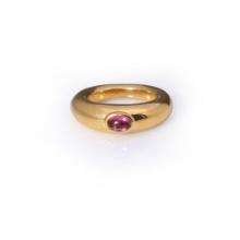 Vintage 18K Gold & Amethyst Ring by Chaumet