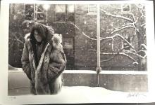Neil Young in the Snow by Elliot Blinder