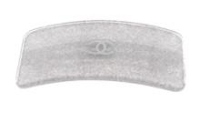 Chanel Silver Large Hair Barrette Accessories