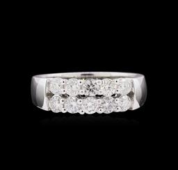 0.88 ctw Diamond Ring - 14KT White Gold