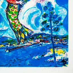 La Sirene Au Pin by Chagall (1887-1985)