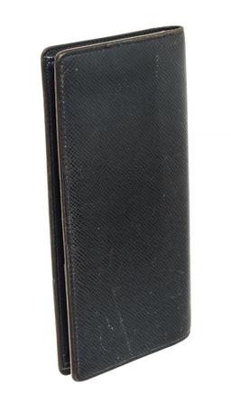 Louis Vuitton Black Leather Portefeiulle Ron Bifold Wallet