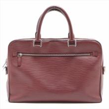 Louis Vuitton Bordeaux Epi Leather Porte Documents Business Briefcase