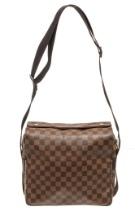 Louis Vuitton Damier Ebene Canvas Naviglio Shoulder Bag