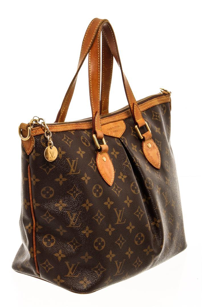 Louis Vuitton Brown Monogram Canvas Palermo PM Tote Bag