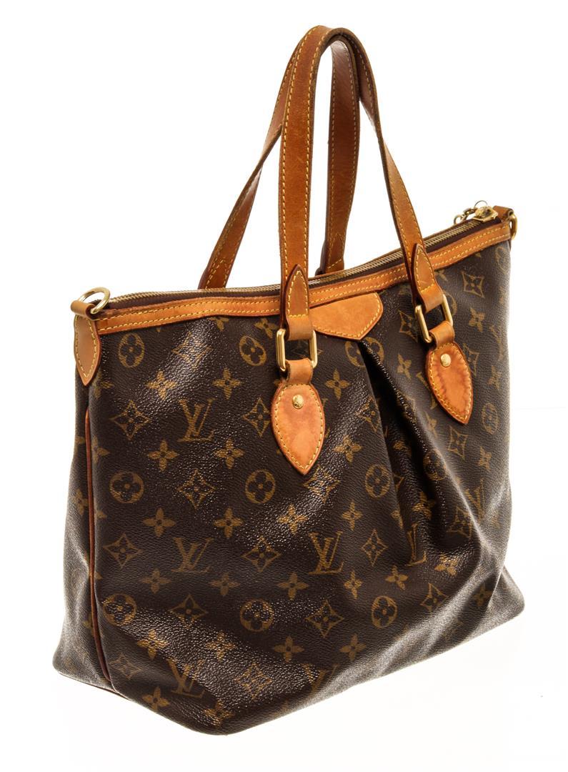 Louis Vuitton Brown Monogram Canvas Palermo PM Tote Bag