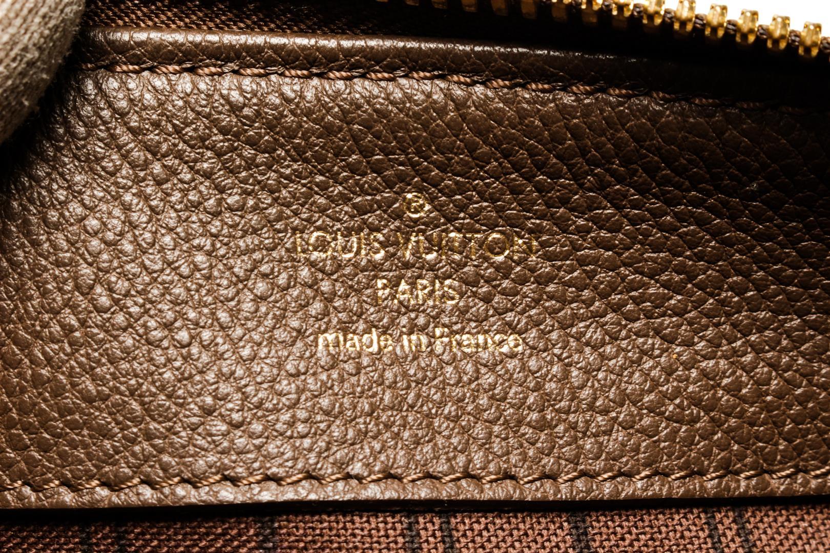 Louis Vuitton Monogram Brown Calfskin Audacieuse Handbag