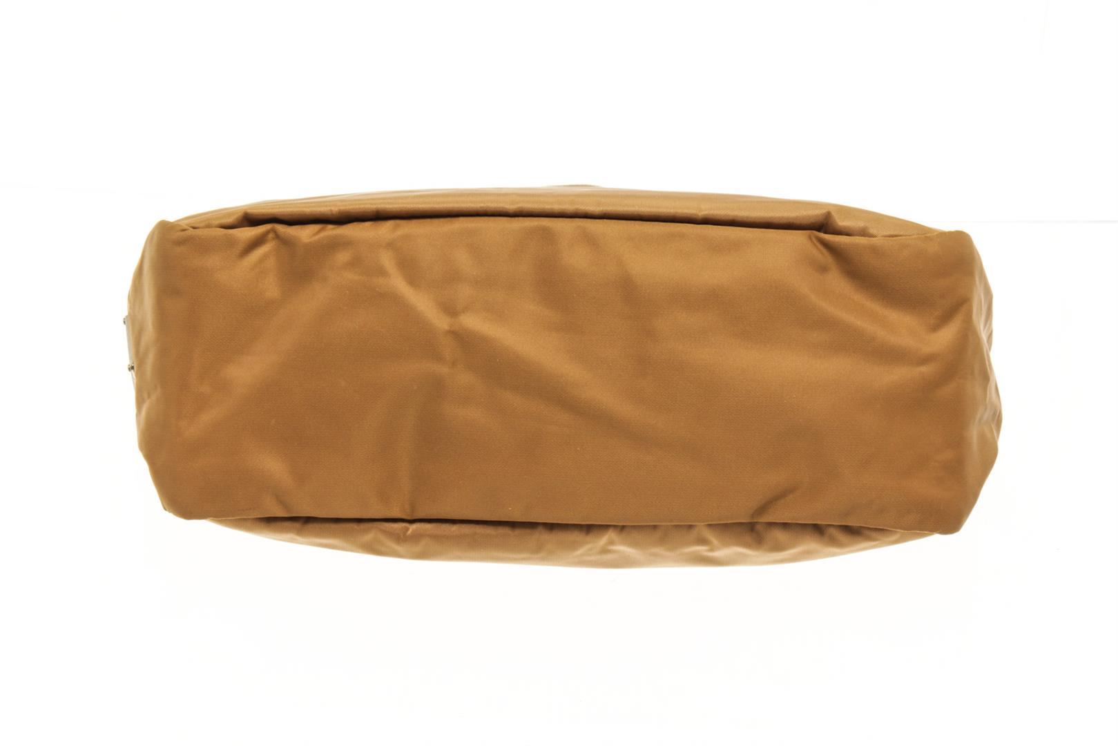 Prada Brown Nylon Tote Bag