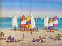 L'ecole de Voile by Fanch Ledan Original