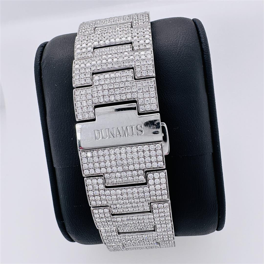 Dunamis Hercules Stainless Steel Diamond Encrusted Wristwatch