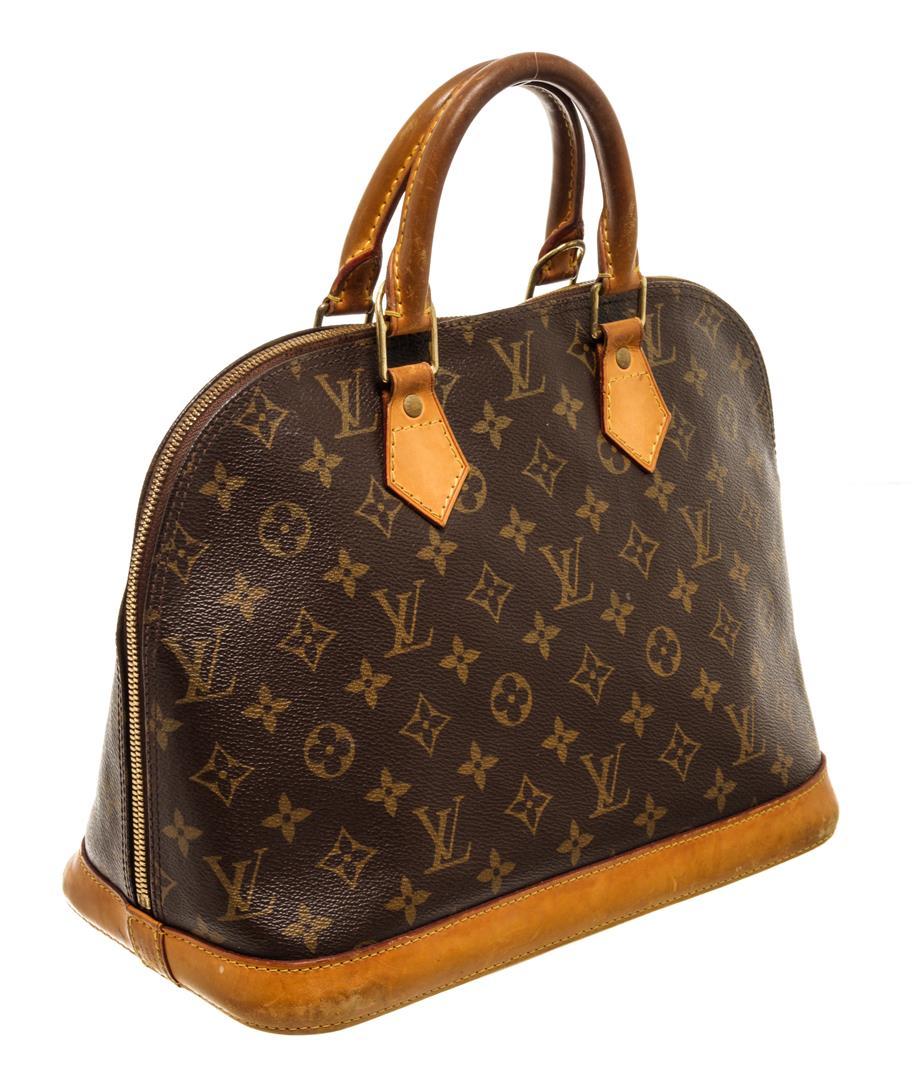 Louis Vuitton Brown Monogram Alma PM Handbag