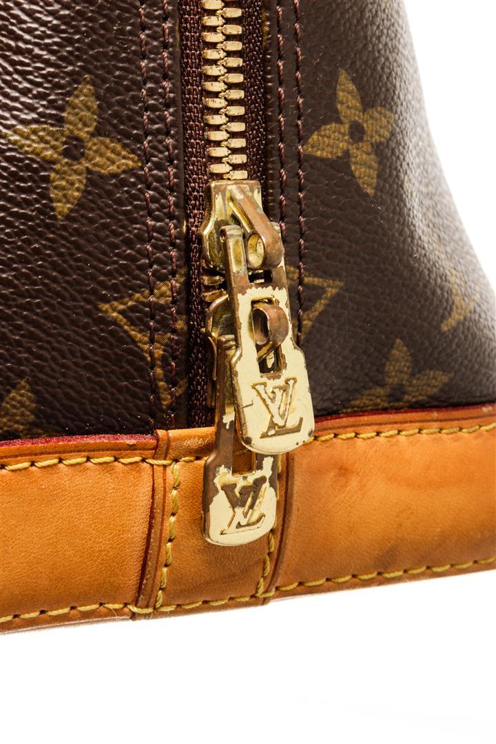 Louis Vuitton Brown Monogram Alma PM Handbag