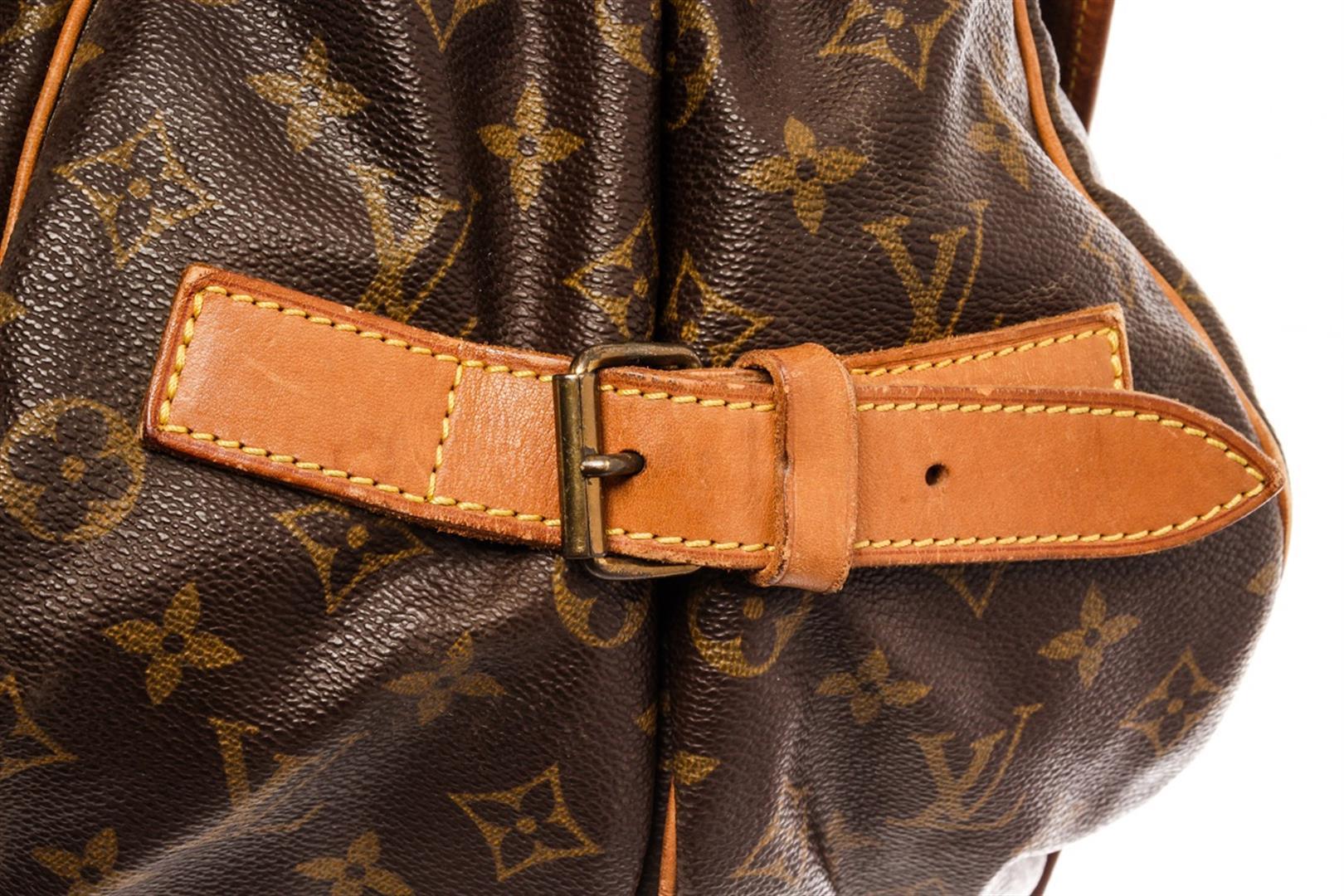 Louis Vuitton Brown Monogram Leather Saumur 43cm Shoulder Bag