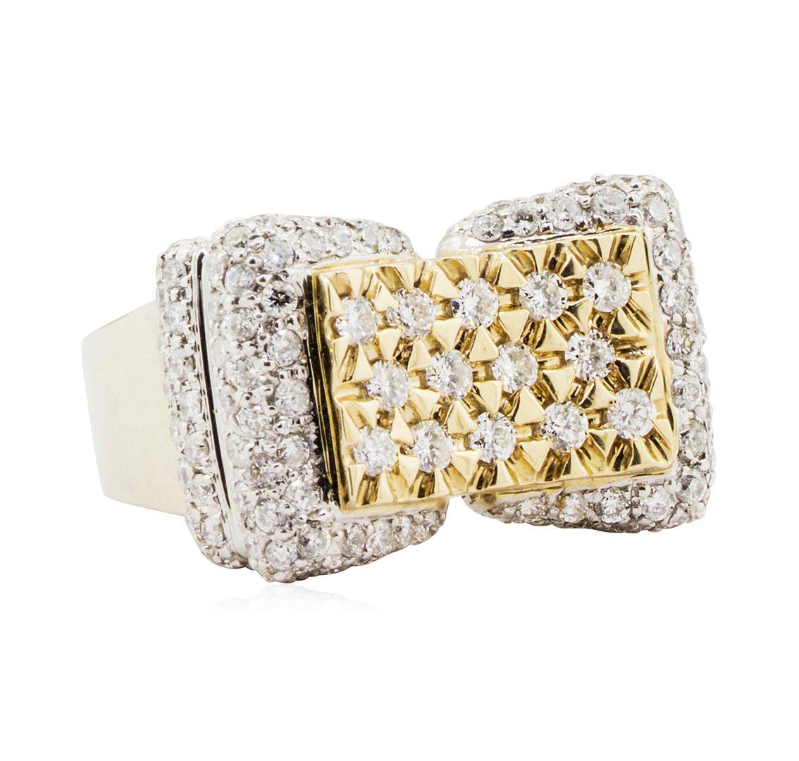 1.75 ctw Diamond Ring - 14KT White and Yellow Gold