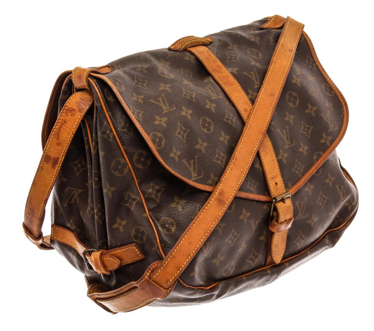 Louis Vuitton Brown Monogram Canvas Saumur 35cm Shoulder Bag