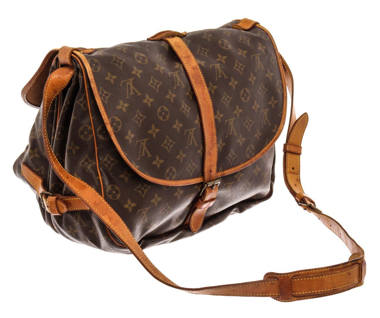 Louis Vuitton Brown Monogram Canvas Saumur 35cm Shoulder Bag