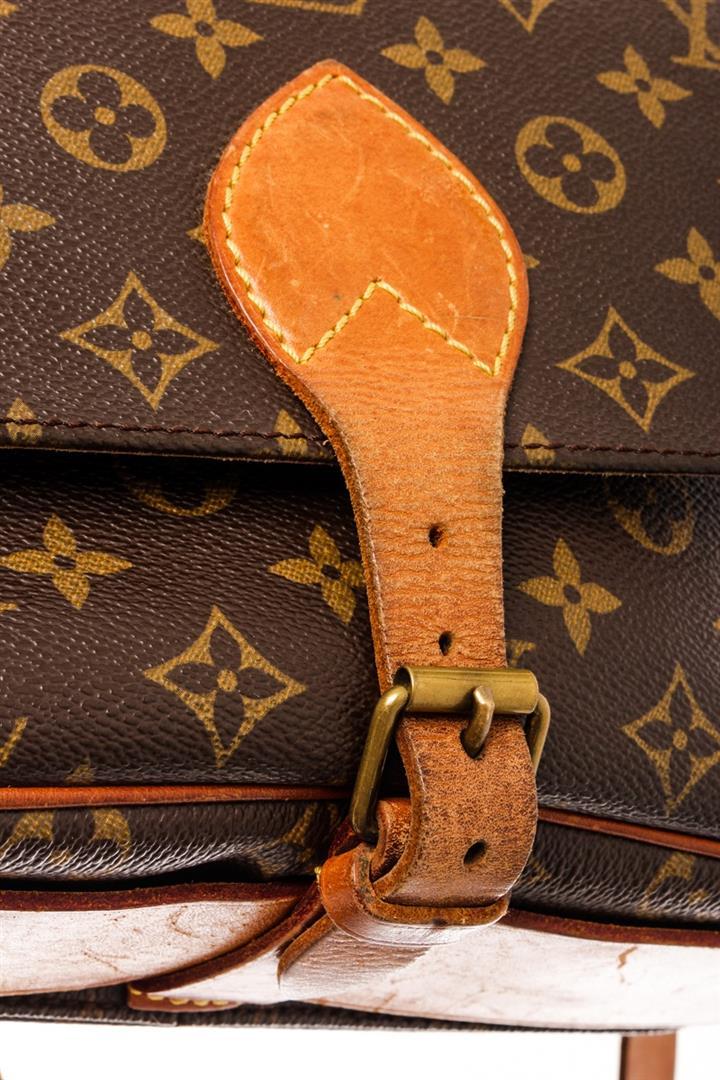 Louis Vuitton Brown Monogram Cartouchiere GM Messenger Bag