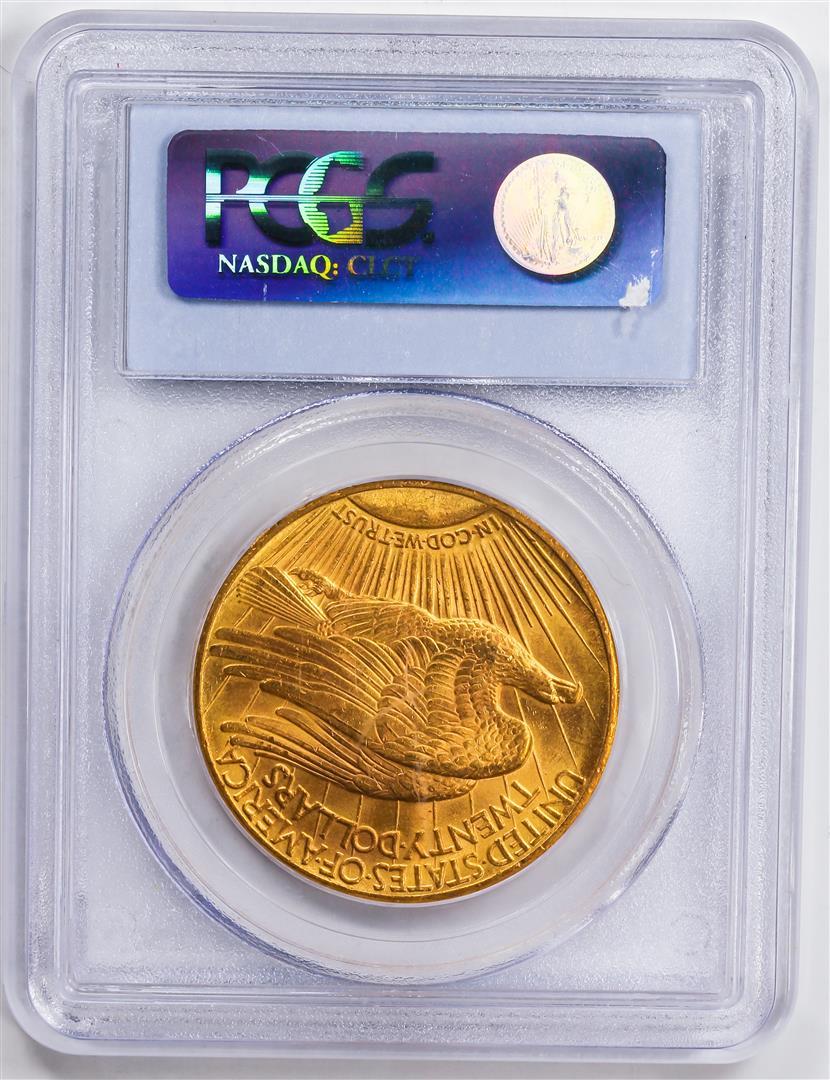 1927 $20 Double Eagle Gold Coin PCGS MS63