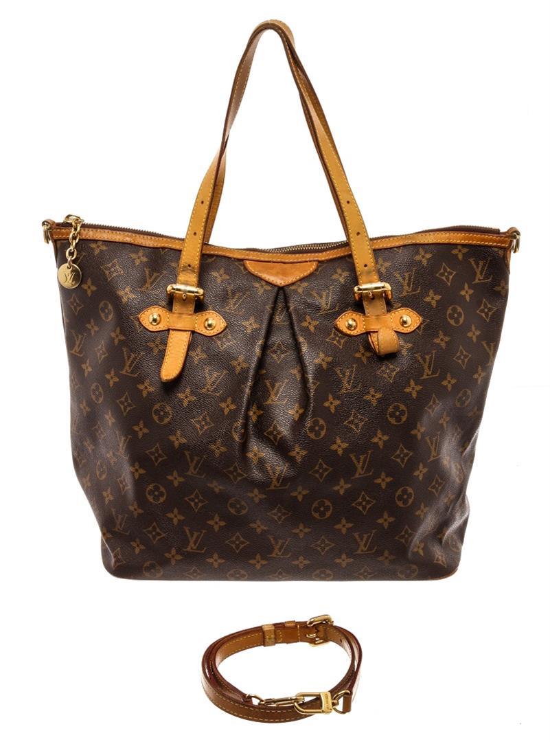 Louis Vuitton Brown Monogram Palermo GM Tote Bag