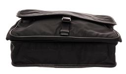 Prada Black Nylon Saffiano Trimmed Tessuto Messenger Bag