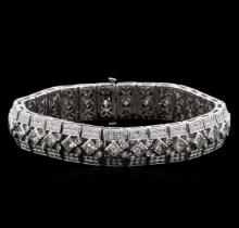 10.00 ctw Diamond Bracelet - 18KT White Gold