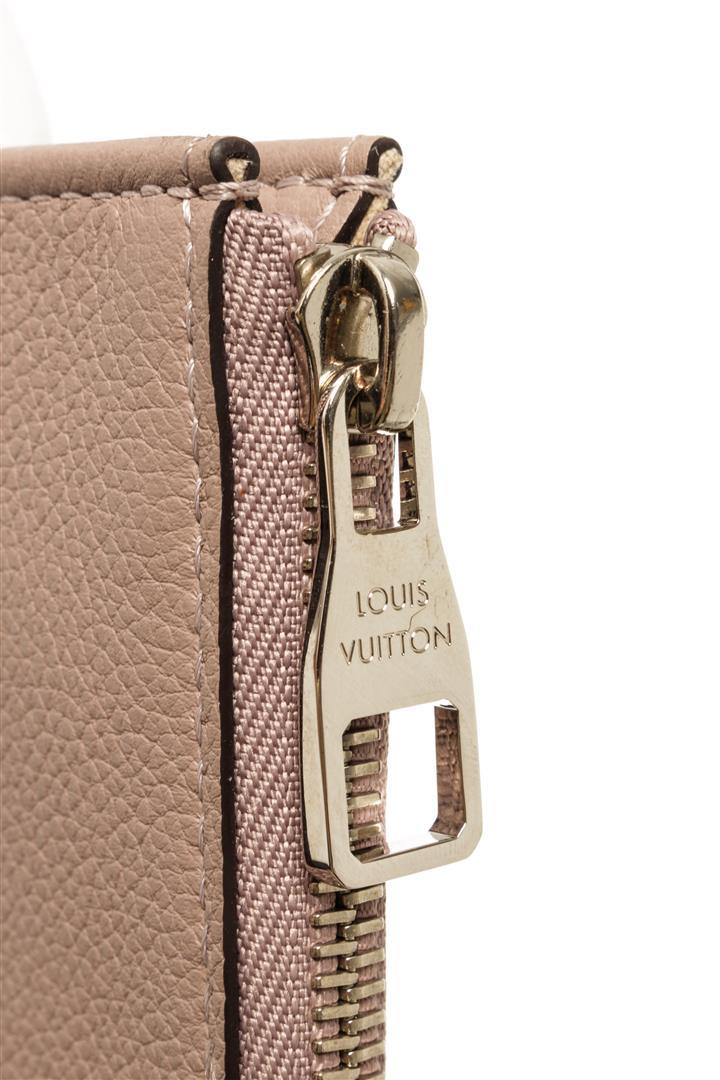 Louis Vuitton Taupe Leather Pochette Jour Clutch