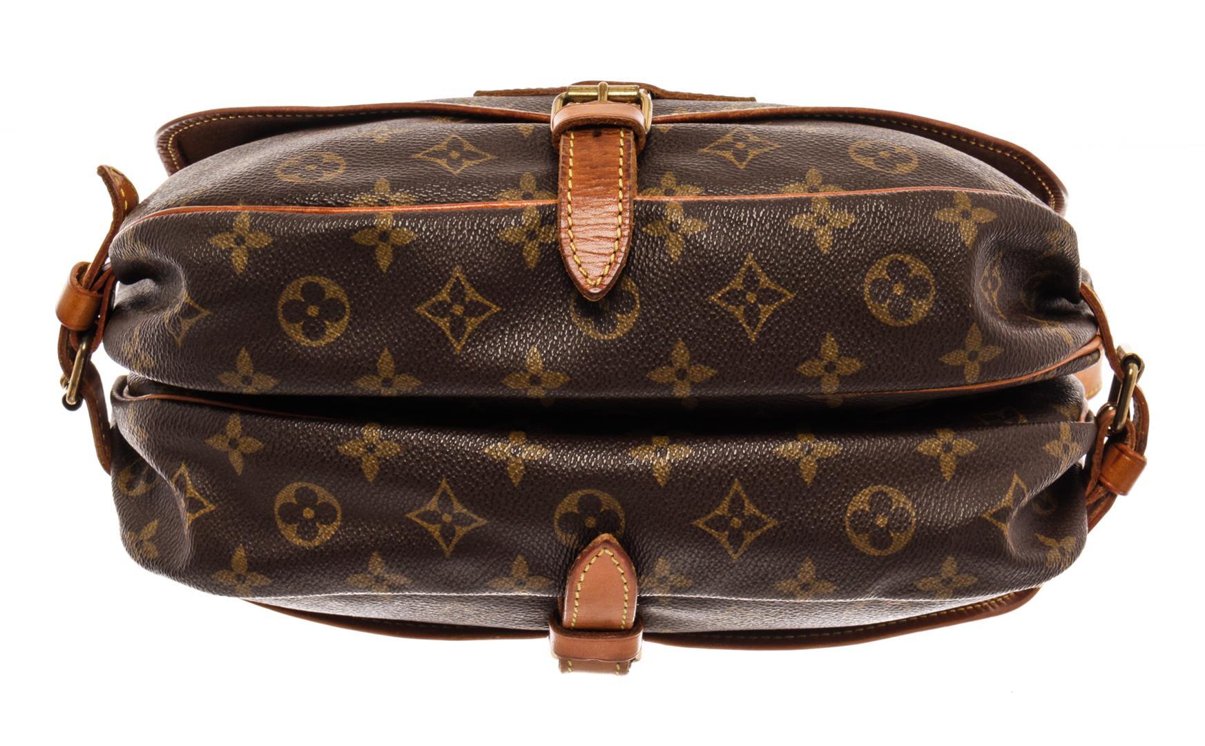 Louis Vuitton Brown Monogram Canvas Saumur 30cm Shoulder Bag