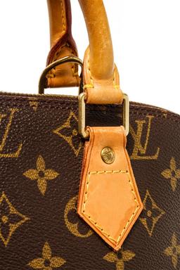 Louis Vuitton Brown Monogram Canvas Alma PM Satchel Bag